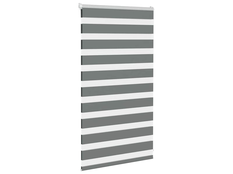 Store zèbre, store de fenêtre gris foncé largeur du tissu 85,9 cm polyester cf48631  - Conforama C
