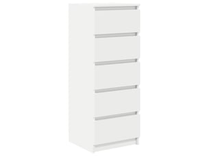 Buffet - bahut - meuble de rangement avec tiroirs blanc 37,5x35x99 cm bois d'ingénierie