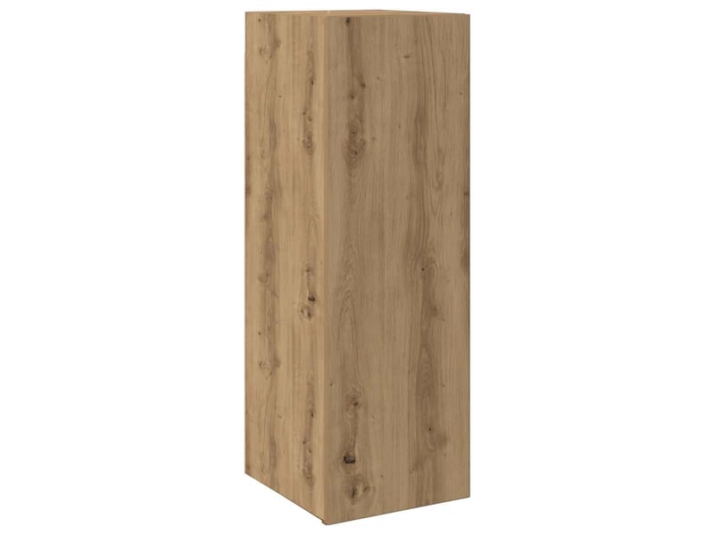  Lot de 3 meuble tv mural, meuble tv suspendu chêne artisanal bois d'ingénierie shl54602  - Conforama D