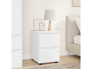 Commode 1 tiroir(s) <strong></strong> <strong></strong> coloris blanc largeur 40 cm