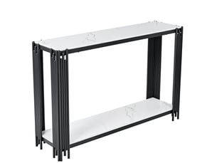 Console 0 tiroir(s)  coloris noir <strong>BEAUNIV</strong> <strong></strong> - longueur 123.5 cm - 123.5 cm