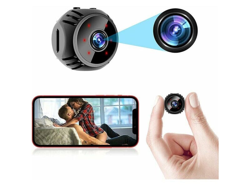 Caméra Espion Mini 1080P - Détection De Mouvement, Vision Nocturne, Sans Fil - Intérieur/Extérieur, Stockage SD Ou Cloud
