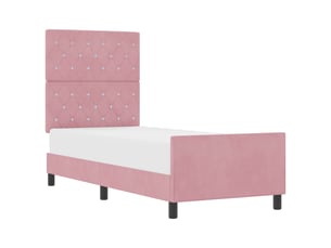 Lit simple 80x200 cm    coloris rose