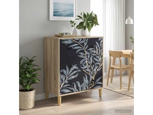Commode 1 tiroir(s)    <strong></strong> <strong></strong> coloris bois clair largeur 66 cm