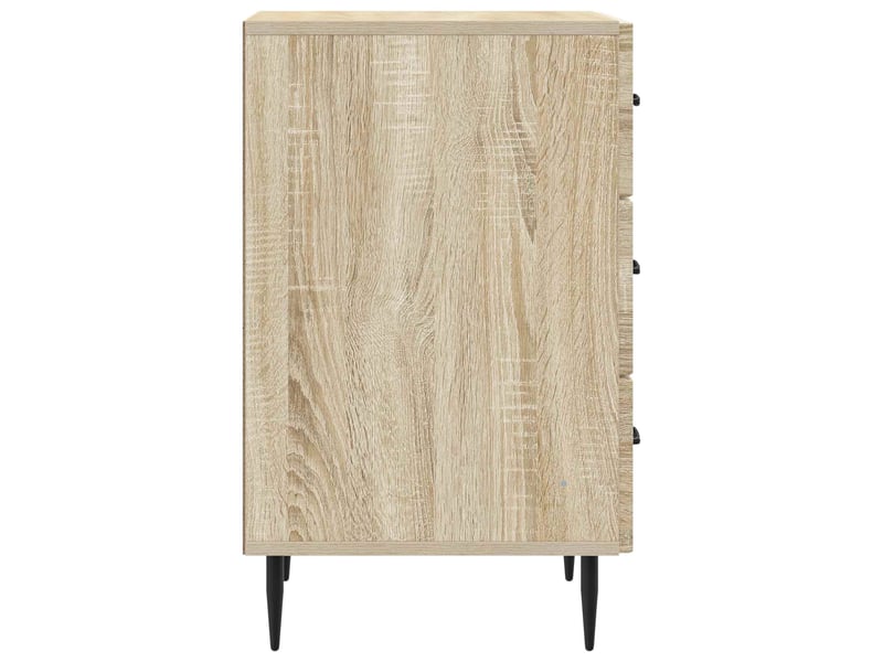 Table de chevet - cabinet de chevet - table de nuit avec tiroir chêne sonoma 43 x 41 x 66,5 cm - Conforama E