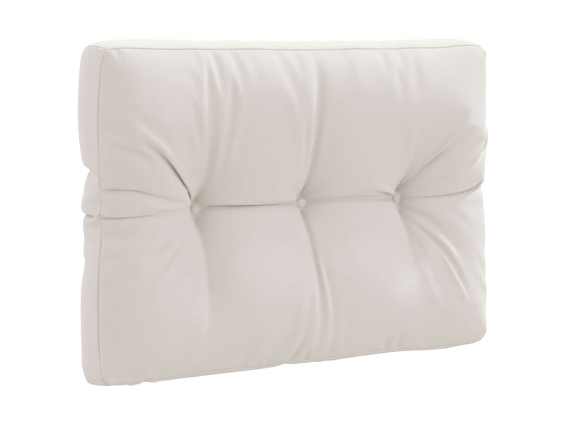  Coussin de dossier de palette, coussin de dos vianen 100 % polyester blanc cf55138  - Conforama A