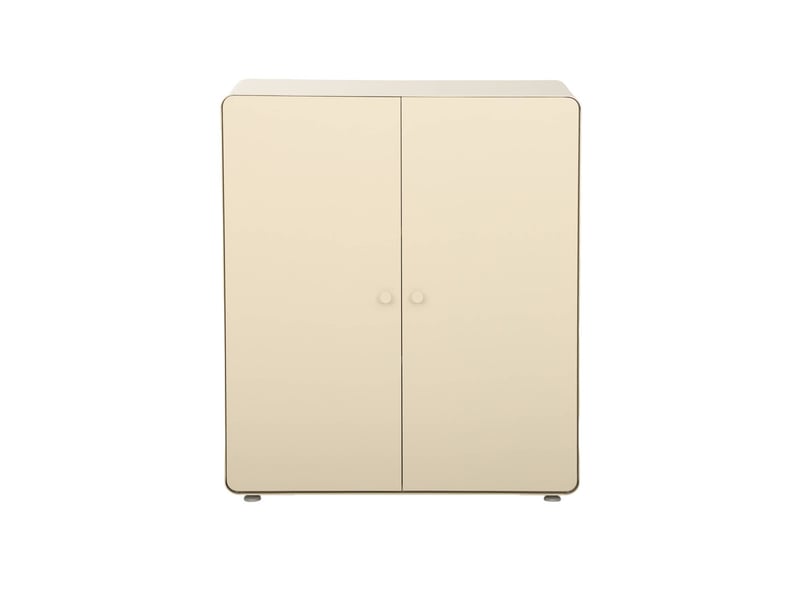  Commode armoire métal 2 portes beige - tribeca  - Conforama B