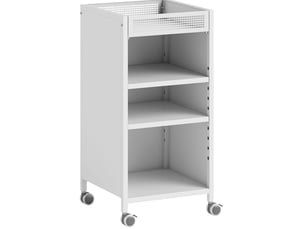 Bibliotheque coloris  blanc  <strong>FLORAGRACE</strong> <strong></strong> - 35 cm x 69.5 cm