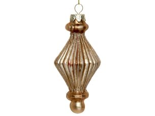 Suspension de sapin lustre en verre doré 13 cm