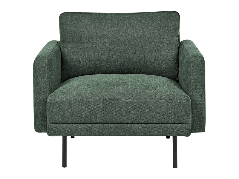 Fauteuil breda tissu vert foncé  - Conforama D