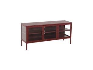 Meuble tv coloris rouge 120 cm <strong></strong>  <strong></strong>