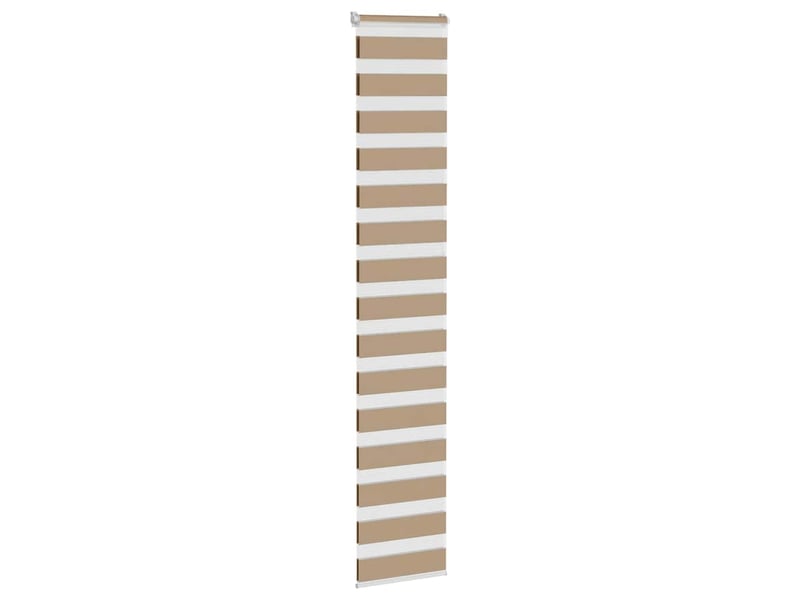  Store zèbre, store de fenêtre marron sable largeur du tissu 40,9 cm polyester cf48802  - Conforama C