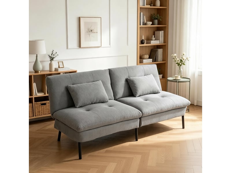  Canapé convertible, canapé-lit, 2 places, pour chambre, mobilier pour espace de vie, format adapté au salon, pour intérieur  - Conforama W