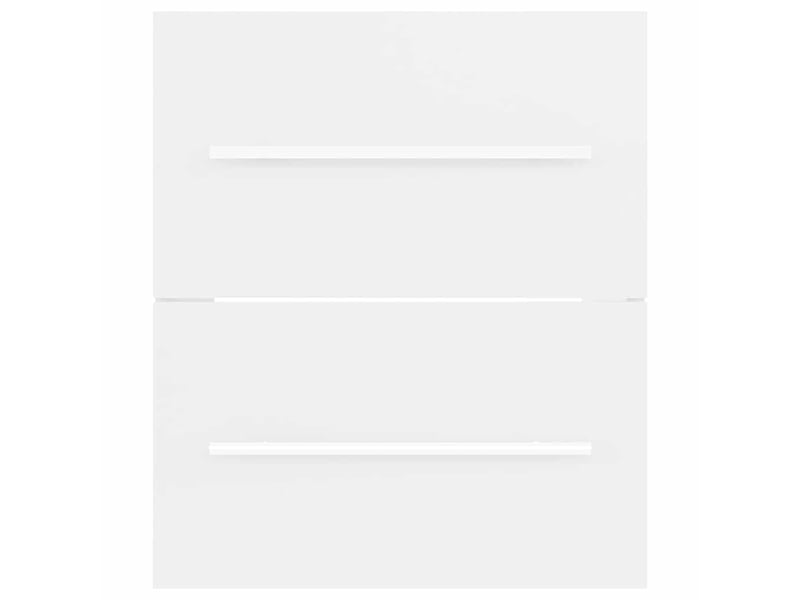  Armoire d'évier avec lavabo intégré blanc aggloméré shl6196  - Conforama E