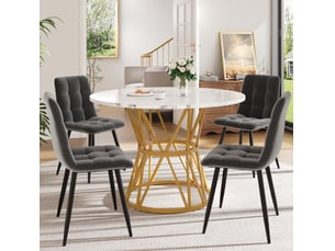 Ensemble table 4 chaise(s)