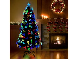 Sapin de noël artificiel, arbre de noël vert 150 cm pvc
