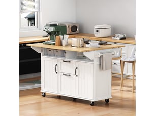 Desserte 2 portes 2 tiroirs coloris blanc mdf