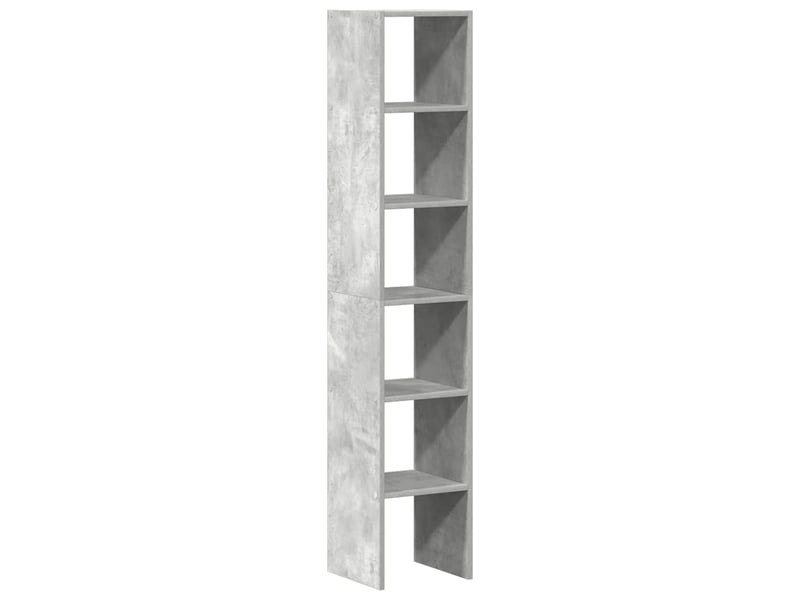 Bibliothèques 2 pcs empilable gris béton bois d'ingénierie - Conforama A