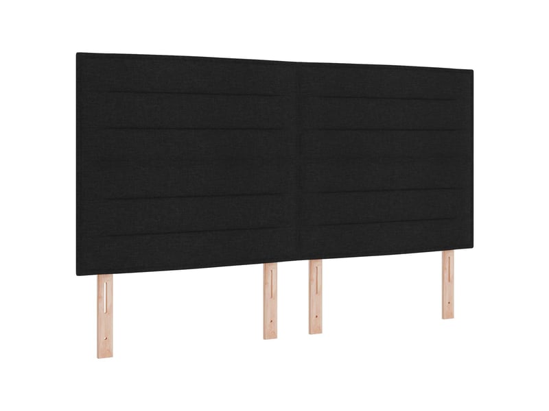  Tête de lit led avec bandes led noir 180 cm tissu shl10834  - Conforama A