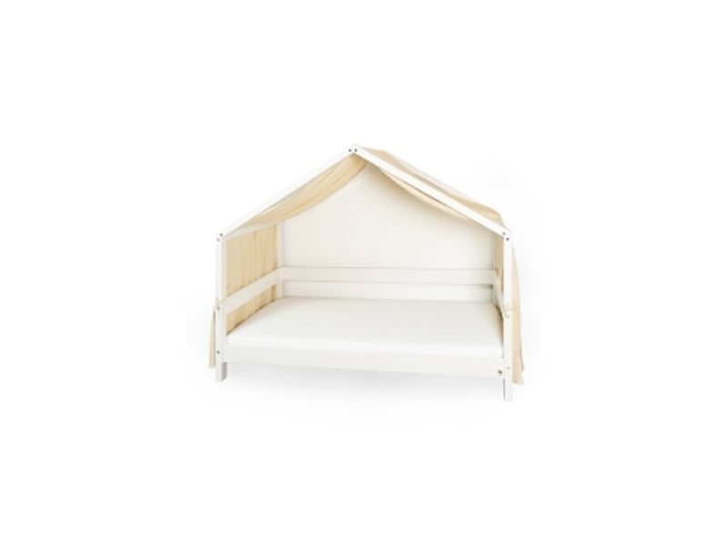  Yappymuslin - rideaux pour lit yappyhytte 75x360 cm - beige 4754010388578 - Conforama A