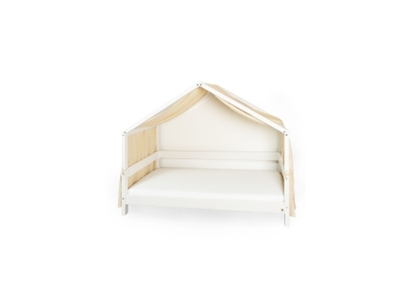  Yappymuslin - rideaux pour lit yappyhytte 75x360 cm - beige 4754010388578 - Conforama A