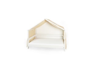 Yappymuslin - rideaux pour lit yappyhytte 75x360 cm - beige