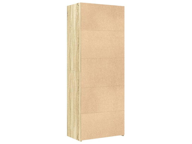  Buffet haut - bahut - meuble de rangement chêne sonoma 70x42,5x185 cm bois d'ingénierie  - Conforama D