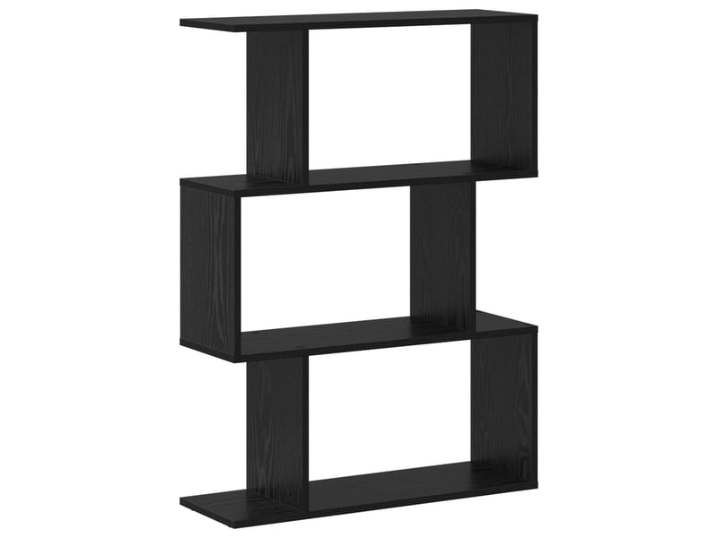  Bibliothèque 3 niveaux, armoire à livres 70 x 24 x 97 cm bois d'ingénierie  - Conforama A