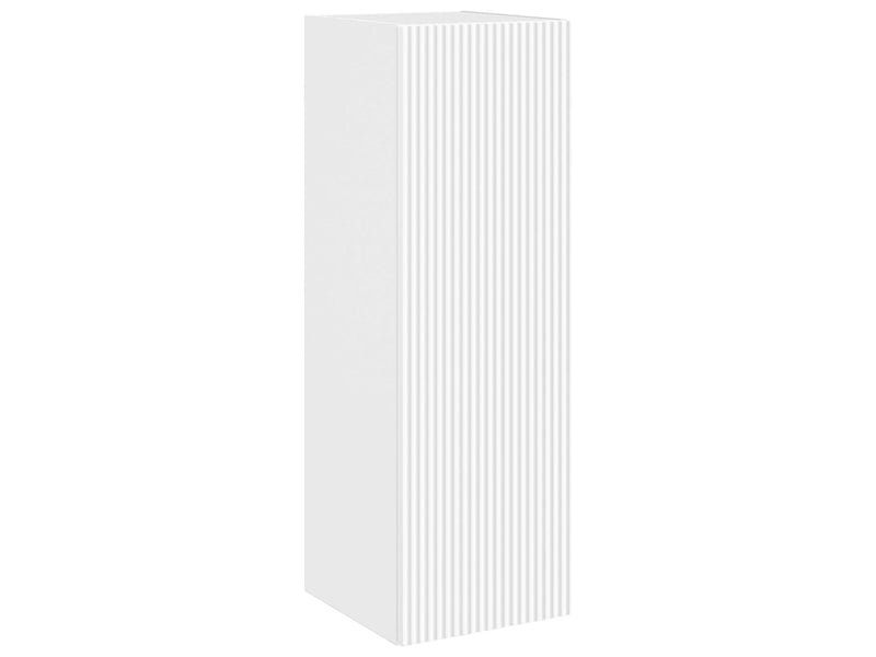  Cabinet salle de bain mural, meuble de rangement blanc 33x34.5x60 cm shl8465  - Conforama A
