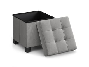 Pouf / repose pied SANS MARQUE gris
