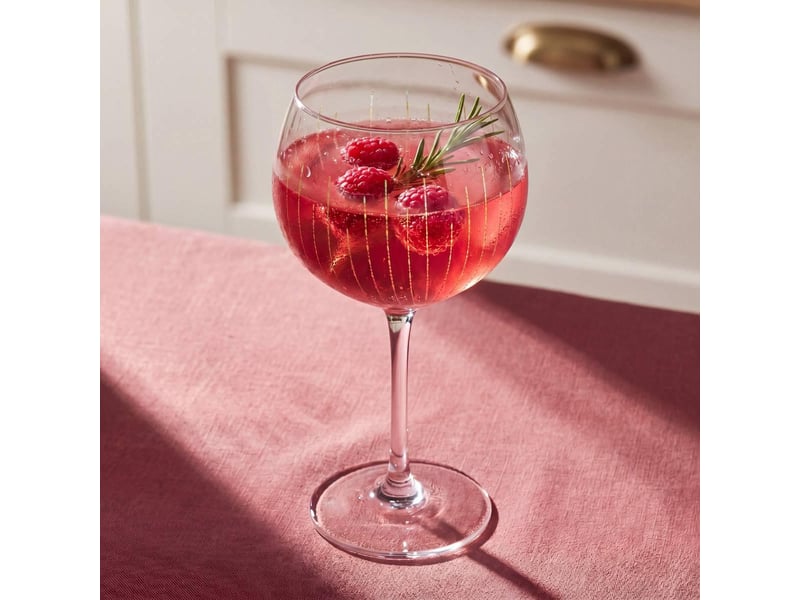  Lot de 2 verres à gin lunis 60cl doré LUNIS - Conforama C