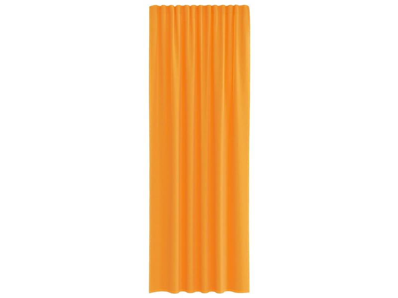  Lot de 2 rideaux en voile, voilages à œillets orange cf44282  - Conforama D