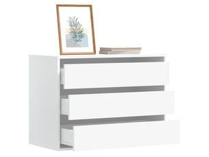 Commode 1 tiroir(s) <strong></strong> <strong></strong> coloris blanc largeur 80 cm