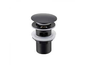 Bonde de lavabo universelle anticorrosion avec clapet escamotable et ressort