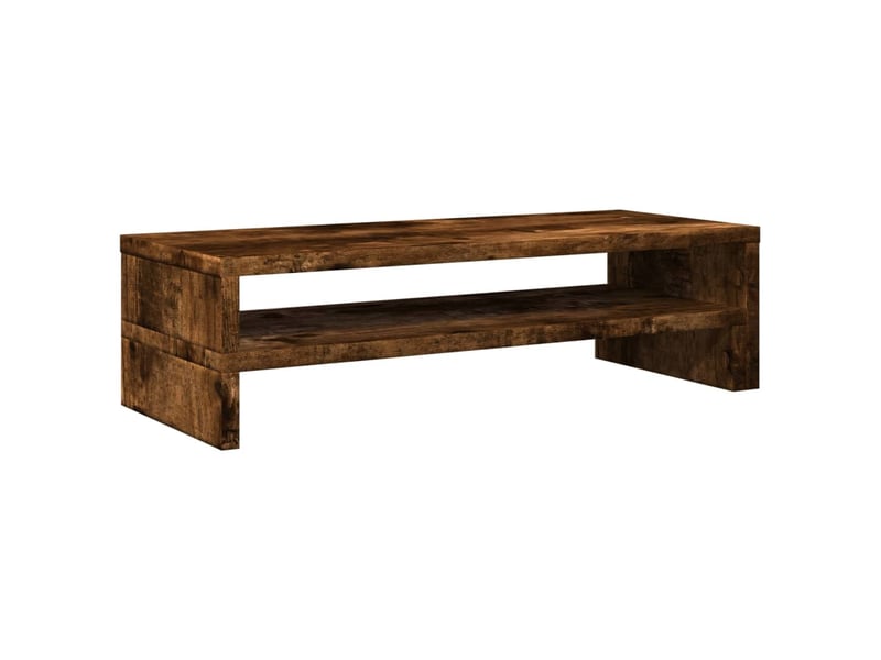  Support de moniteur table meuble bureau 54 x 22 x 15 cm bois d'ingénierie marron 02_0044889  - Conforama D