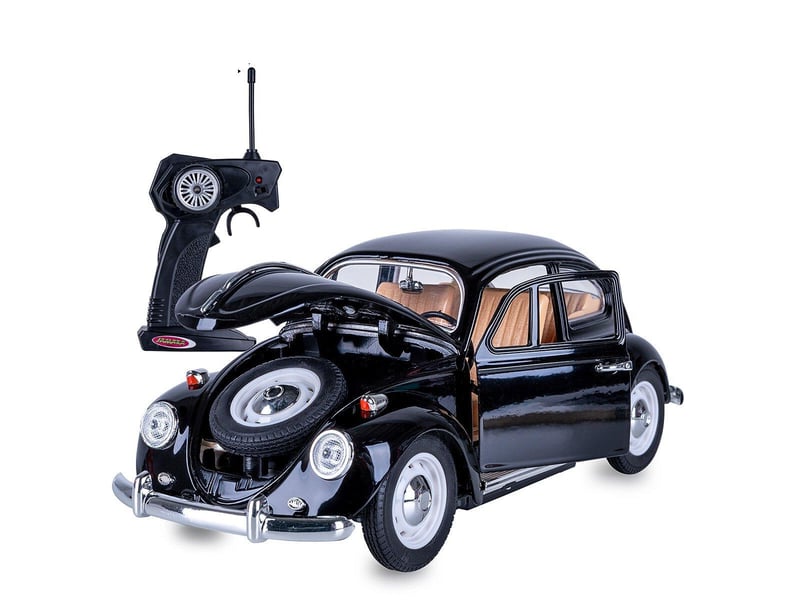 Vw käfer rc diecast 1:18 noir 27mhz 402700 - Conforama A