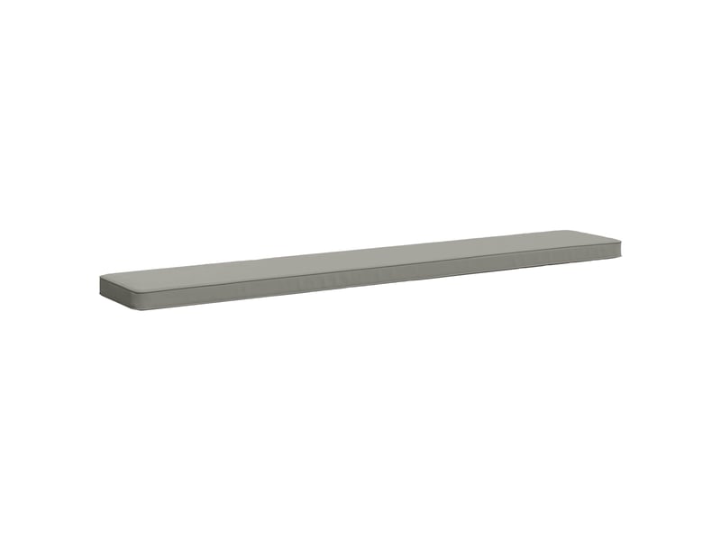 Lot de 2 coussins de banc, coussins d'assise vught 100 % polyester gris cf58479  - Conforama D