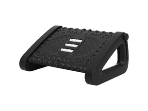Repose-pieds De Bureau Ergonomique Luxueux Noir - Antidérapant Et Confortable