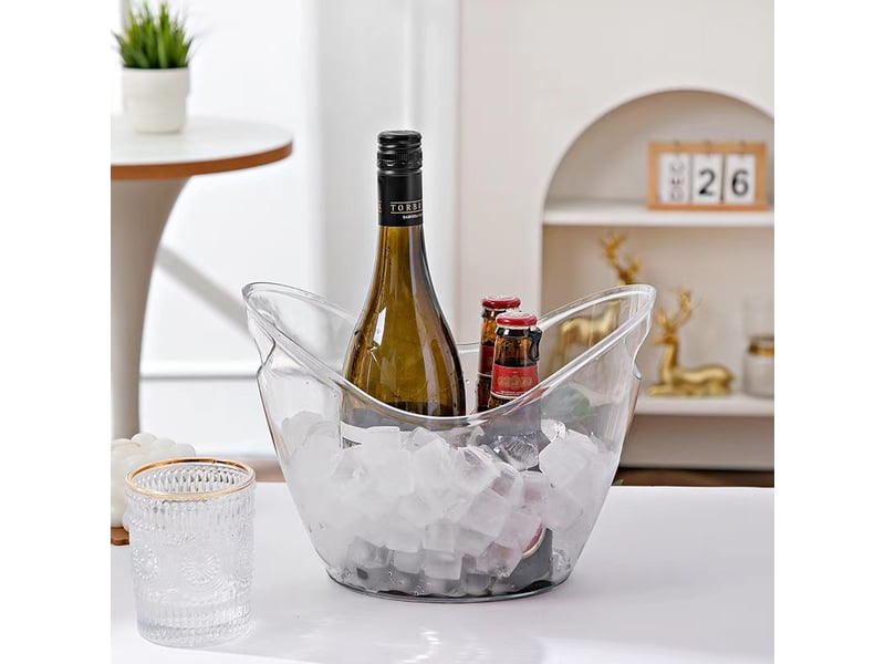  Seau à glaçons 8l pour refroidir les bouteilles – couleur claire  - Conforama D