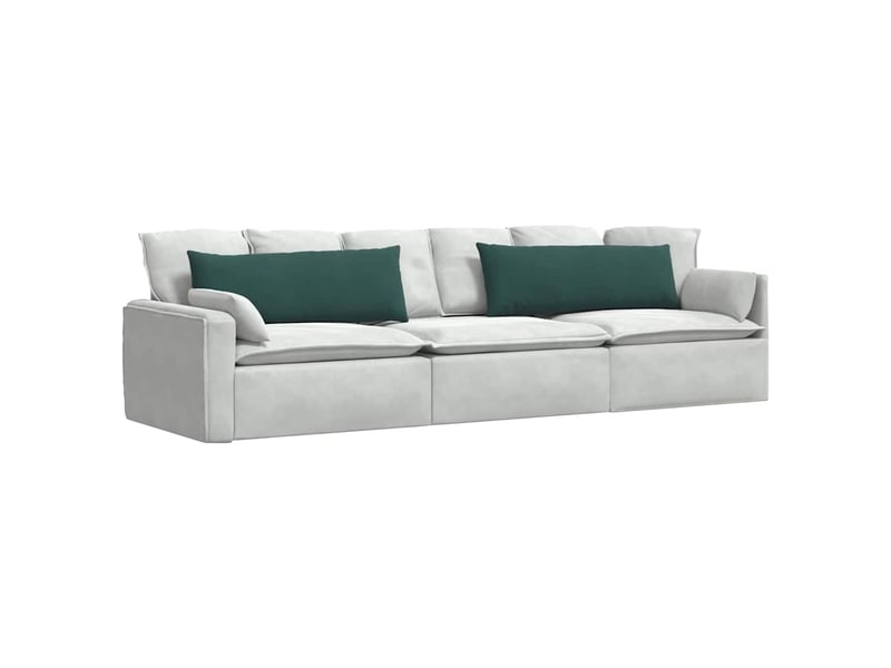  Lot de 2 coussins de canapé, coussins décoratifs vert foncé 120 x 40 cm cf59178  - Conforama C