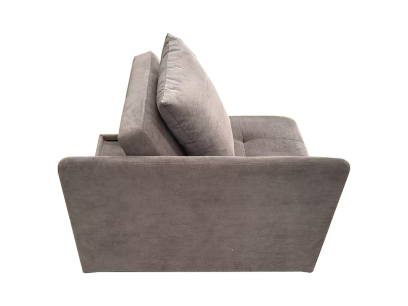  Canapé convertible lit gris tissu lin, canapé-lit 3 en 1 avec tiroirs intégrés et dossier réglable pour salon ou chambre  - Conforama E