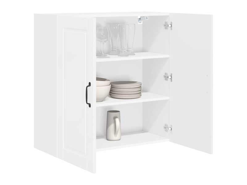  Meuble mural de cuisine, armoire de cuisine blanc brillant 80x31x80cm shl8610  - Conforama C