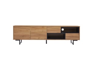 Meuble tv coloris bois clair 173 cm   
