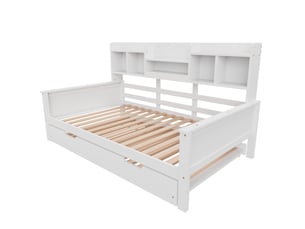 Lit simple 90x200 cm    coloris blanc