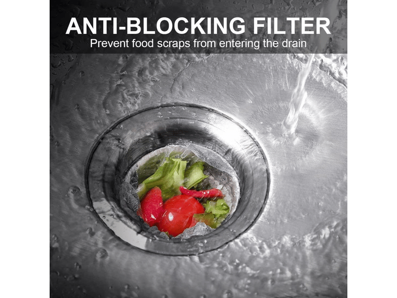  Filtre d'évier jetable, sac filtrant pour évier, sac en maille pour évier, sac en maille fine pour cuisine (200)  - Conforama D