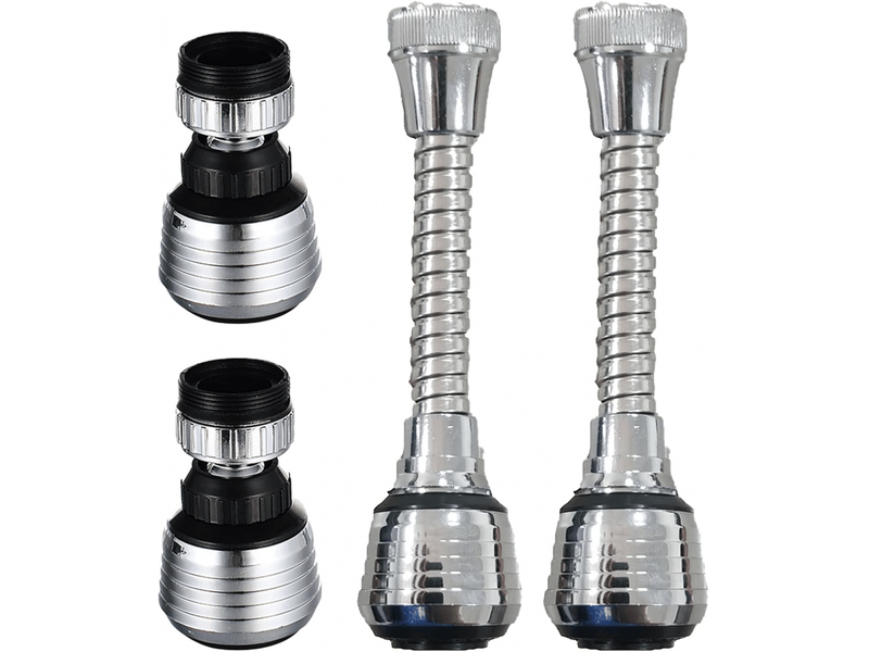 Ensemble de robinet de cuisine 4 pièces, rallonge de robinet, accessoires de robinet, joint pivotant, aérateur de robinet - Conforama A