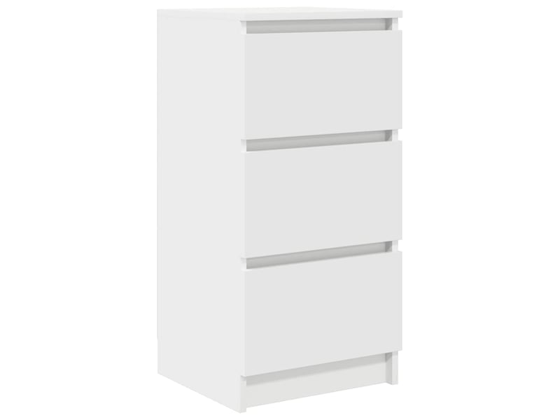 Buffet - bahut - meuble de rangement blanc 37,5x35x76 cm bois d'ingénierie  - Conforama A