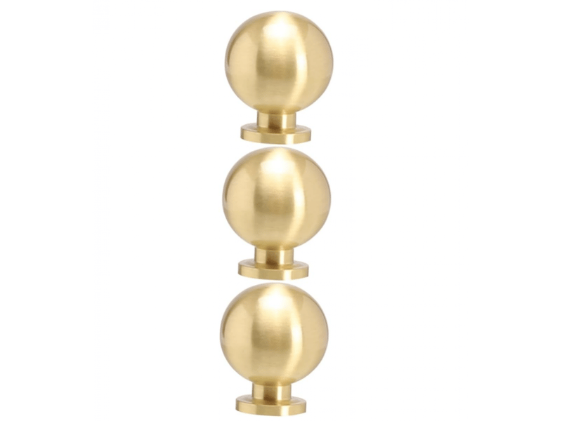  Boutons décoratifs pour tiroir de cuisine avec poignée en boule, en laiton doré, pour plateau de coiffeuse.  - Conforama E