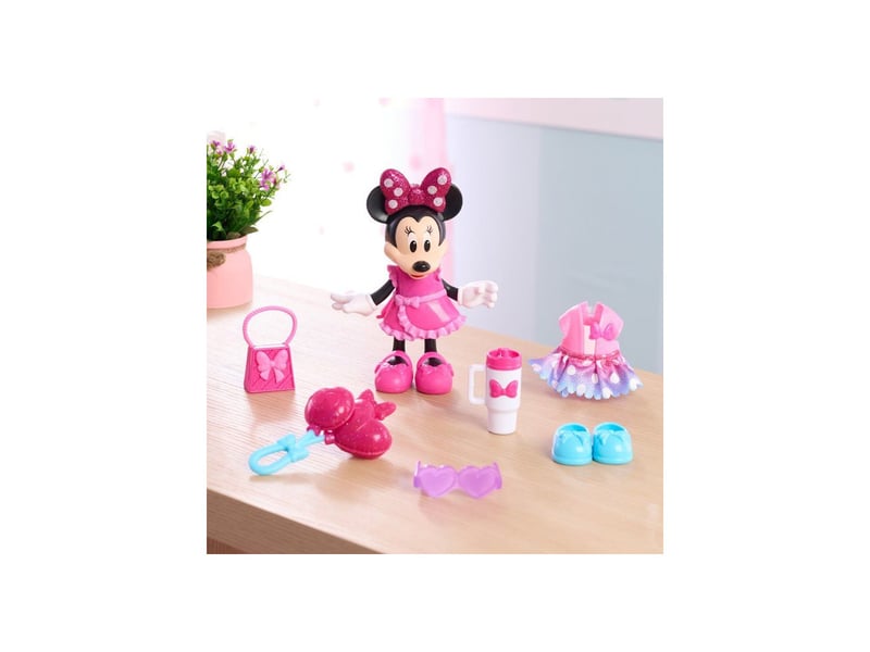  Poupée minnie fashion 15 cm articulée avec 11 accessoires et tenues interchangeables DIS0886144883675 - Conforama E