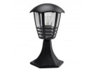 Lanterne de muret extérieur fabrilamp alnilan noir, 1 x e27, ip44, 30 x 16 x 16 cm